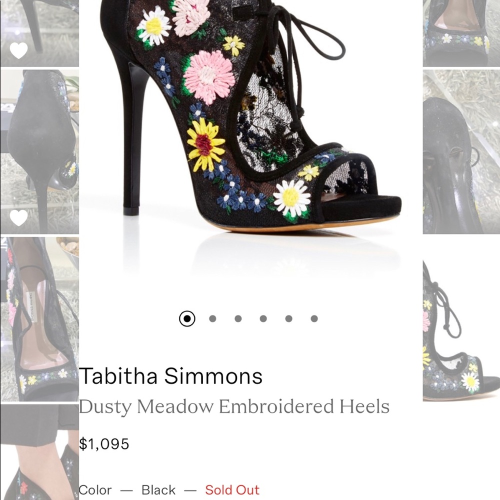 TABITHA SIMMONS Dusty Meadow floral-embroidered - Picture 14 of 14